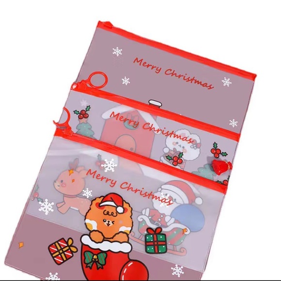 Cute Kawaii Christmas Waterproof File Folders - 2 pieces - Picture 9 of 9